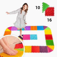 Mata sensoryczna do masażu stóp Ortek Puzzle 16 puzzle + 10 Trójkątów (26 el.) Mata sensoryczna do masażu stóp Ortek Puzzle 16 puzzle + 10 Trójkątów (26 el.)