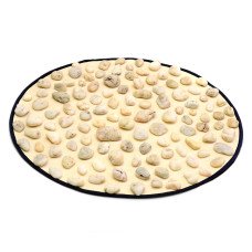 Mata sensoryczna do masażu stóp „Kamyczki naturalne” d 44 cm