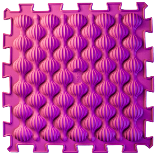 Mata sensoryczna do masażu stóp "Puzzle Mix" 6 elementów Kolorowe Kamyczki