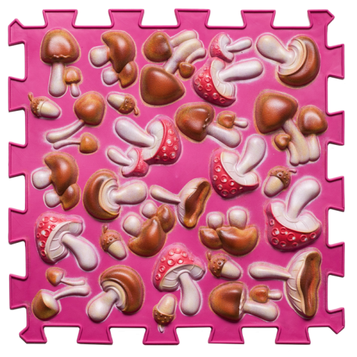Mata sensoryczna ortopedyczna do masażu stóp "Puzzle Mix" 9 elementów