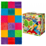 Mata sensoryczna do masażu stóp "Mega Mix" 18 elementów