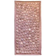 Mata sensoryczna do masażu stóp „Kamyczki naturalne” Soft 93x44 cm