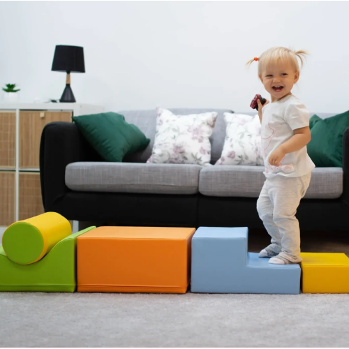 Domowy plac zabaw klocki edukacyjne piankowe dla dzieci 6 elementów
