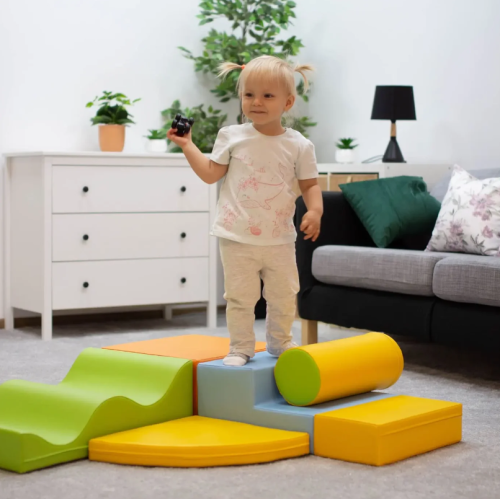 Domowy plac zabaw klocki edukacyjne piankowe dla dzieci 6 elementów
