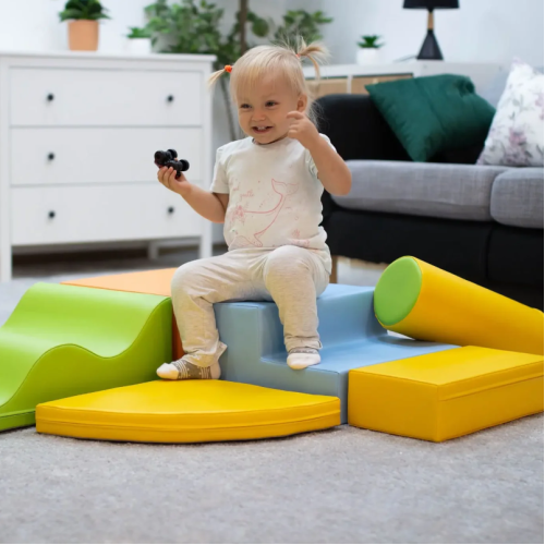 Domowy plac zabaw klocki edukacyjne piankowe dla dzieci 6 elementów