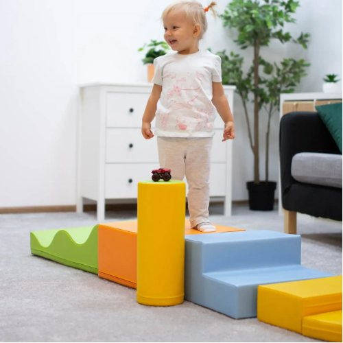 Domowy plac zabaw klocki edukacyjne piankowe dla dzieci 6 elementów